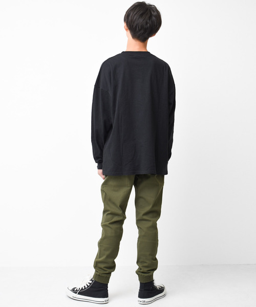 RAT EFFECT（ラットエフェクト）の「ストレッチスキニージョガーパンツ（その他パンツ・キッズ・チャコールグレー/ブラック/カーキ/ベージュ・150/120/160/140/130）」の9枚目の写真