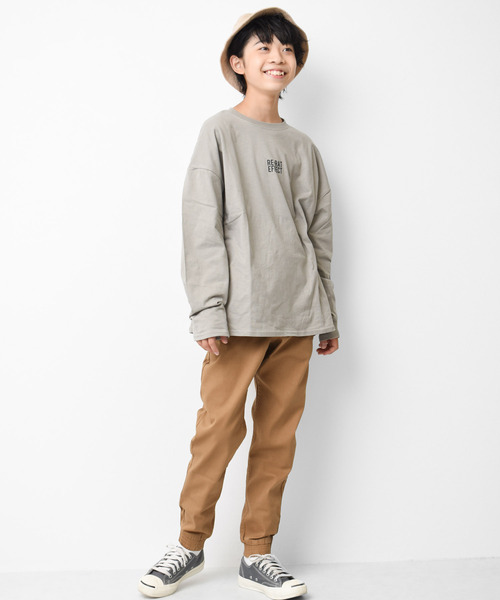 RAT EFFECT（ラットエフェクト）の「ストレッチスキニージョガーパンツ（その他パンツ・キッズ・チャコールグレー/ブラック/カーキ/ベージュ・150/120/160/140/130）」の6枚目の写真