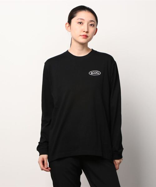 MANASTASH（マナスタッシュ）の「MANASTASH/マナスタッシュ　W's PHOTO L/S TEE 'COLLAGE'　ウィメンズ　フォトロンＴ　コラージュ（Tシャツ/カットソー・レディース・ホワイト/ブラック・MEDIUM）」の4枚目の写真