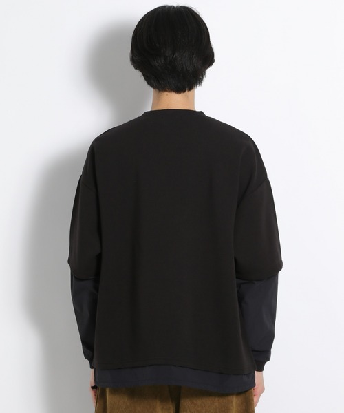 niko and...（ニコアンド）の「ライトダンボールBIGプルオーバー（Tシャツ/カットソー・メンズ・ブラック/カーキ/オレンジ・MEDIUM/LARGE）」の14枚目の写真