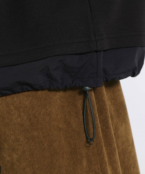 niko and...（ニコアンド）の「ライトダンボールBIGプルオーバー（Tシャツ/カットソー・メンズ・ブラック/カーキ/オレンジ・MEDIUM/LARGE）」の11枚目の写真