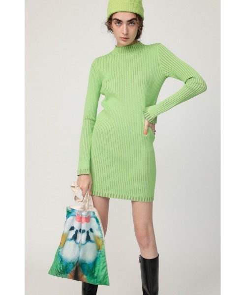 SLY（スライ）の「YUKAHIRAC X SLY TOTE BAG/トートバッグ（トートバッグ・レディース・ベージュ/ピンク/グリーン・FREE）」の7枚目の写真