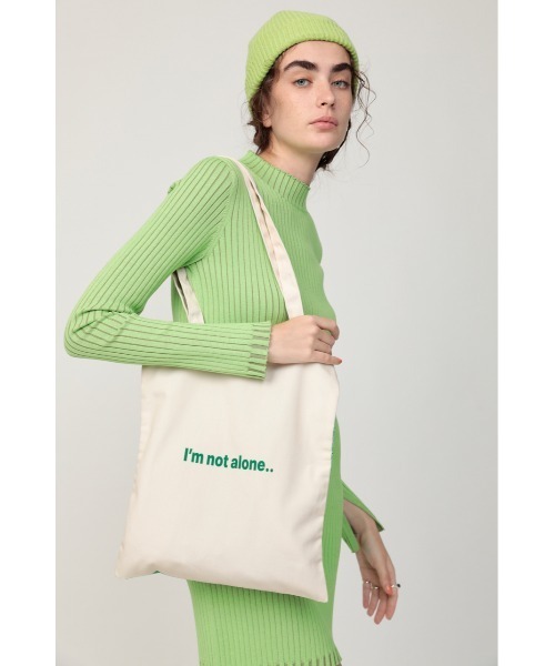 SLY（スライ）の「YUKAHIRAC X SLY TOTE BAG/トートバッグ（トートバッグ・レディース・ベージュ/ピンク/グリーン・FREE）」の5枚目の写真