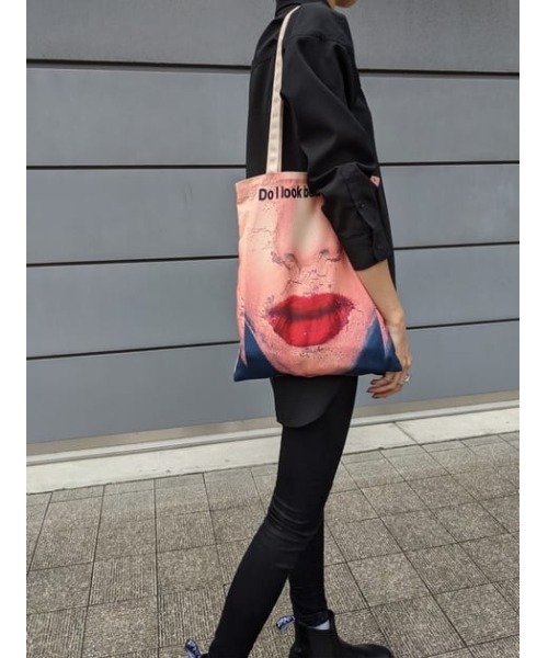 SLY（スライ）の「YUKAHIRAC X SLY TOTE BAG/トートバッグ（トートバッグ・レディース・ベージュ/ピンク/グリーン・FREE）」の19枚目の写真