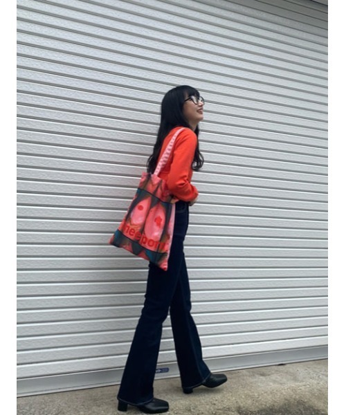 SLY（スライ）の「YUKAHIRAC X SLY TOTE BAG/トートバッグ（トートバッグ・レディース・ベージュ/ピンク/グリーン・FREE）」の15枚目の写真