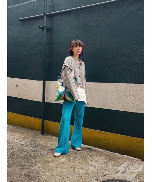 SLY（スライ）の「YUKAHIRAC X SLY TOTE BAG/トートバッグ（トートバッグ・レディース・ベージュ/ピンク/グリーン・FREE）」の10枚目の写真