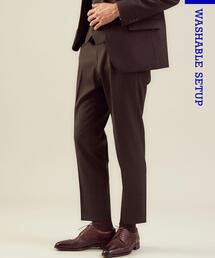 WORK TRIP OUTFITS GREEN LABEL RELAXING | WTO TWPUシャンブレーマジコンスリムNP スーツパンツ -ウォッシャブル・防シワ・ストレッチ-(スーツパンツ)