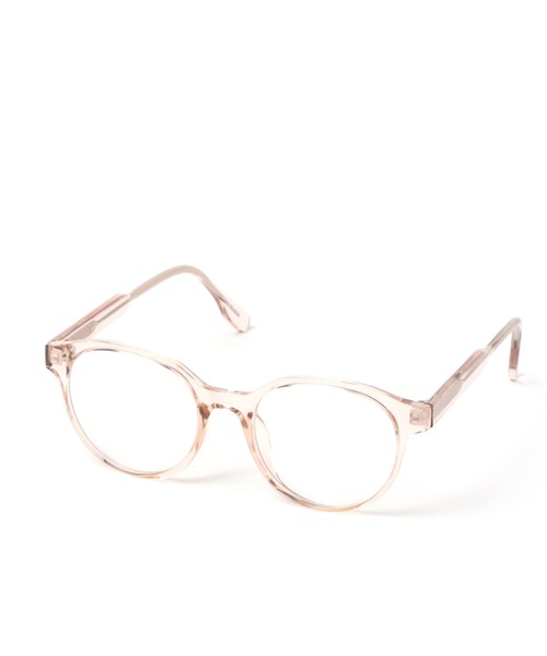 niko and...(ニコアンド)の「オリジナルビッグウェリントン伊達メガネ(メガネ・レディース・ベージュ/ベビーピンク/ブラウン・FREE)」の3枚目の写真