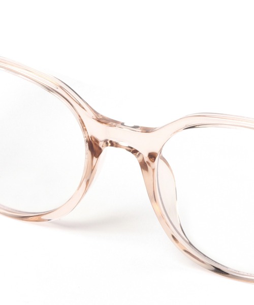 niko and...(ニコアンド)の「オリジナルビッグウェリントン伊達メガネ(メガネ・レディース・ベージュ/ベビーピンク/ブラウン・FREE)」の4枚目の写真