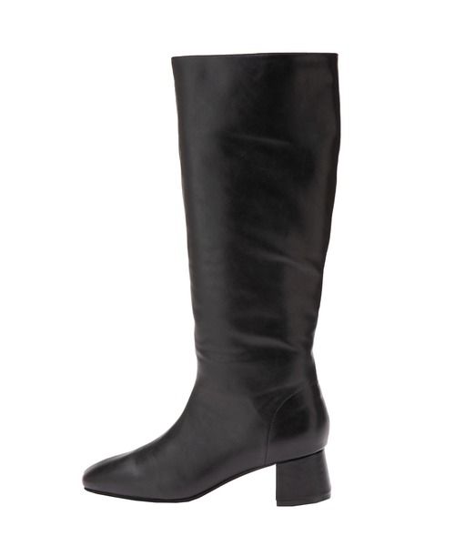 NANO universe(ナノユニバース)の「WEB限定/フェイクレザープレーンロングブーツ(ブーツ・レディース・ブラック/ブラウン・38/36/37)」の4枚目の写真