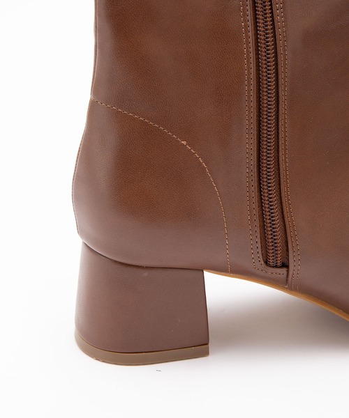 NANO universe(ナノユニバース)の「WEB限定/フェイクレザープレーンロングブーツ(ブーツ・レディース・ブラック/ブラウン・38/36/37)」の15枚目の写真