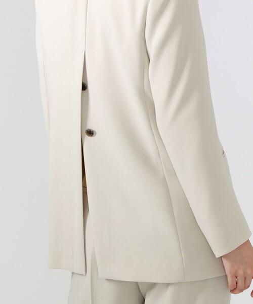 CAST:（キャストコロン）の「ノーカラージャケット（ノーカラージャケット・レディース・ネイビー/ベージュ・S/M）」の13枚目の写真