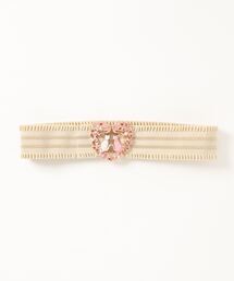 axes femme（アクシーズファム）の「ネコ×ハートゴムベルト（ベルト・キッズ）」