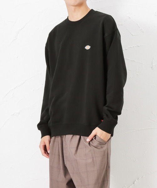Dickies(ディッキーズ)の「Dickies ディッキーズ ワンポイントロゴワッペン スウェットトレーナー(スウェット・メンズ・グリーン/ブルー/ホワイト/ベージュ/ブラック・M/L/XL)」の11枚目の写真