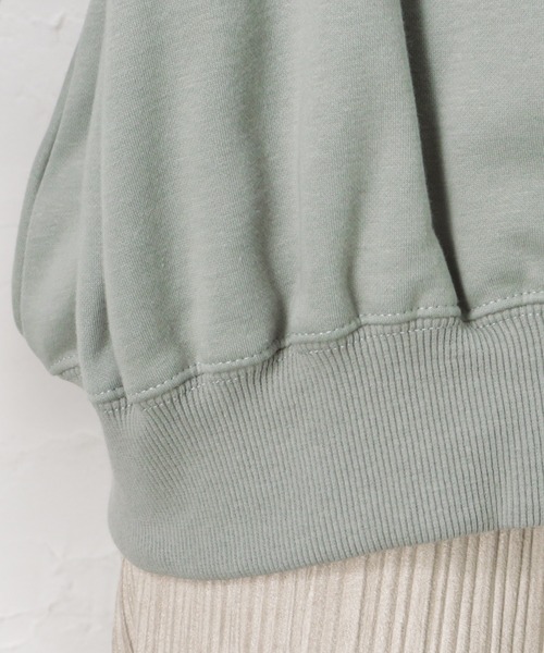BEVERLY HILLS POLO CLUB(ビバリーヒルズポロクラブ)の「BEVERLY HILLS POLO CLUB ビバリーヒルズポロクラブ 裏起毛 ビッグシルエット ロゴ刺繍 スウェットトレーナー(スウェット・レディース・アイボリー/グリーン/ネイビー・L/M)」の19枚目の写真