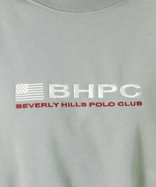 BEVERLY HILLS POLO CLUB(ビバリーヒルズポロクラブ)の「BEVERLY HILLS POLO CLUB ビバリーヒルズポロクラブ 裏起毛 ビッグシルエット ロゴ刺繍 スウェットトレーナー(スウェット・レディース・アイボリー/グリーン/ネイビー・L/M)」の20枚目の写真