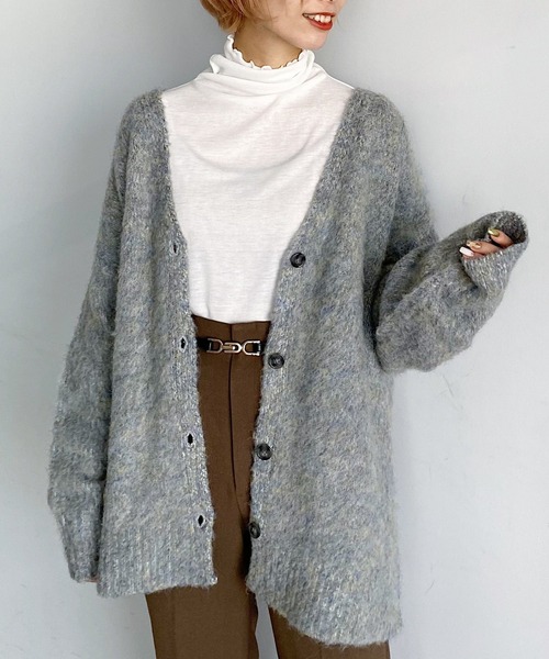 mysty woman（ミスティウーマン）の「クシュクシュタートルプルオーバー 257601（Tシャツ/カットソー・レディース・ブラック/オフホワイト/ライトベージュ・FREE）」の21枚目の写真