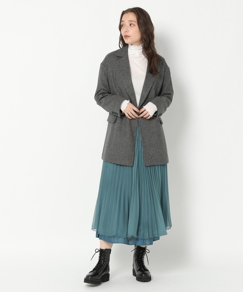 mysty woman（ミスティウーマン）の「クシュクシュタートルプルオーバー 257601（Tシャツ/カットソー・レディース・ブラック/オフホワイト/ライトベージュ・FREE）」の22枚目の写真