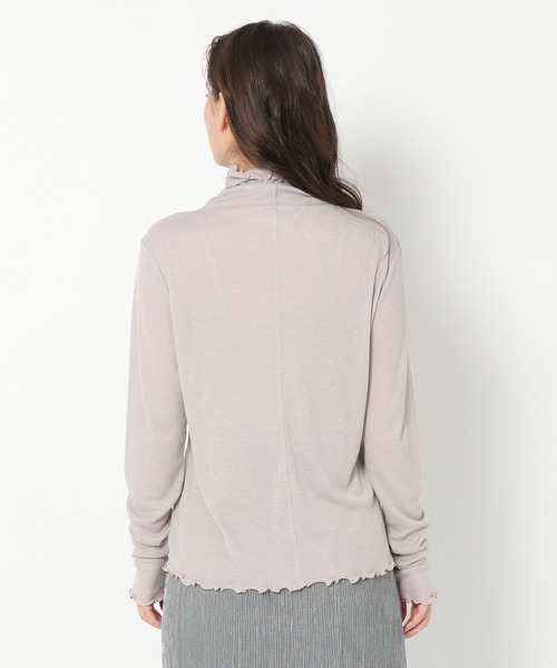 mysty woman（ミスティウーマン）の「クシュクシュタートルプルオーバー 257601（Tシャツ/カットソー・レディース・ブラック/オフホワイト/ライトベージュ・FREE）」の10枚目の写真