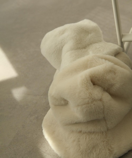 Chillfar（チルファー）の「エコファーバケットハット（ハット・レディース・ホワイト/ブラック/ベージュ・FREE）」の5枚目の写真