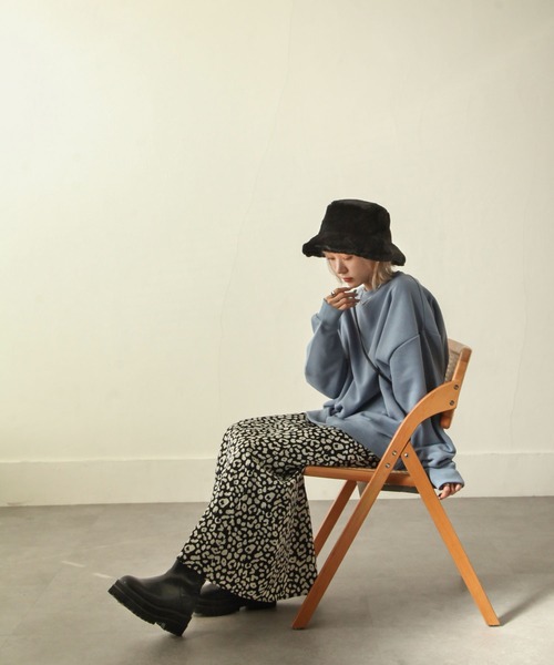 Chillfar（チルファー）の「エコファーバケットハット（ハット・レディース・ホワイト/ブラック/ベージュ・FREE）」の16枚目の写真