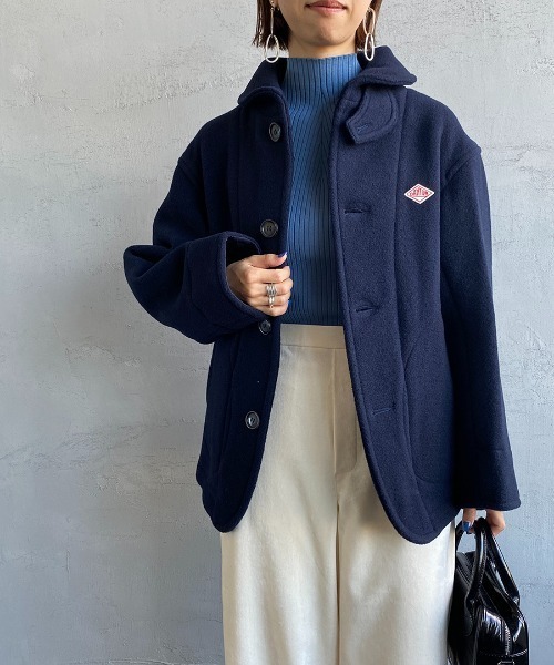 DANTON（ダントン）の「[DANTON/ダントン] ウールパイル 丸襟