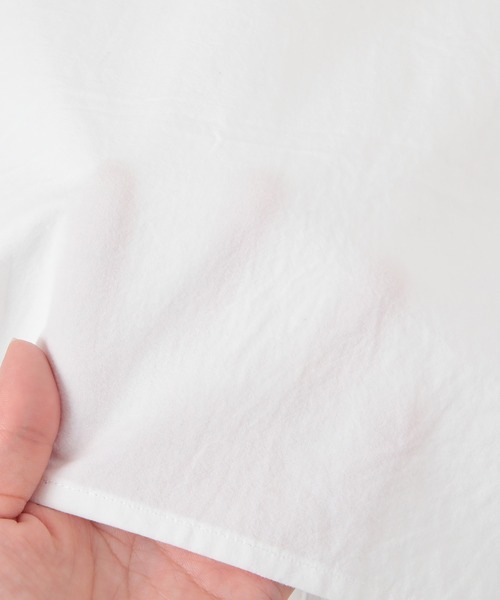 titivate（ティティベイト）の「刺繍つけ襟付ﾌﾞﾗｳｽ（シャツ/ブラウス・レディース・ネイビー/オフホワイト/ベージュ・L/S/M）」の6枚目の写真