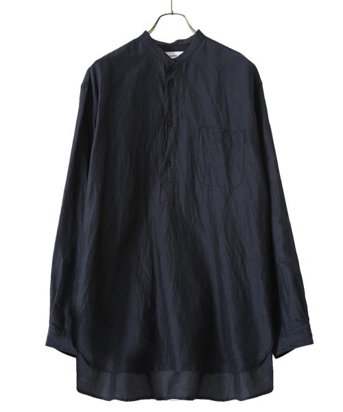 美品 marka マーカ リネン キュプラ スキッパーシャツ 2 カーキ marka（マーカ）の「marka / マーカ：SKIPPER SHIRT - cupro