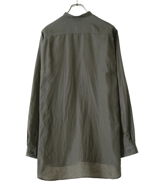 美品 marka マーカ リネン キュプラ スキッパーシャツ 2 カーキ marka（マーカ）の「marka / マーカ：SKIPPER SHIRT - cupro