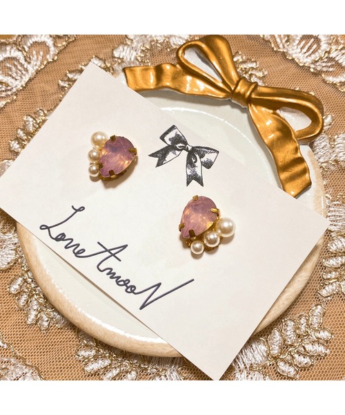 tone(トーン)の「【LoveAmooN】princessaurorabijou (MA)(ピアス(両耳用)・レディース・ゴールド・FREE)」の3枚目の写真