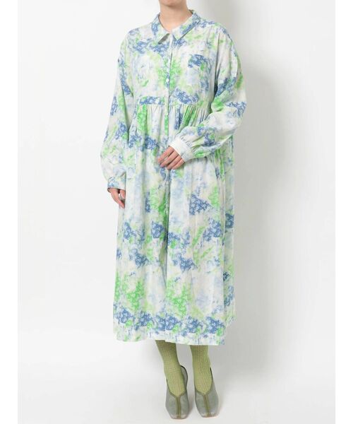 merry jenny（メリージェニー）の「fog flowerシャツワンピース（ワンピース・レディース・ブルー/ピンク・FREE）」の21枚目の写真