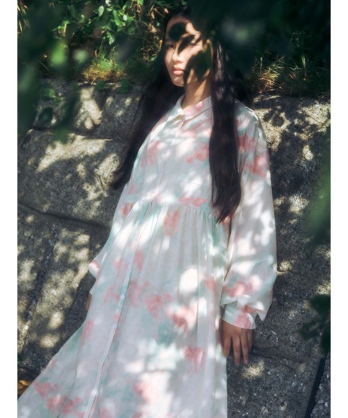 merry jenny（メリージェニー）の「fog flowerシャツワンピース（ワンピース・レディース・ブルー/ピンク・FREE）」の11枚目の写真