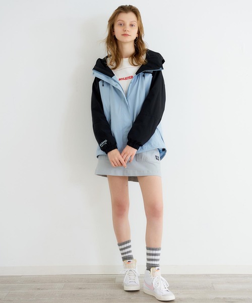 MILKFED.（ミルクフェド）の「APPLE PRINTED FOOTBALL TEE（Tシャツ/カットソー・レディース・ネイビー/ホワイト・ONE SIZE）」の9枚目の写真