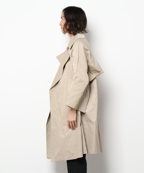 minsobi（ミンソビ）の「ビッグカラートレンチコート（トレンチコート・メンズ・ベージュ・SMALL）」の2枚目の写真