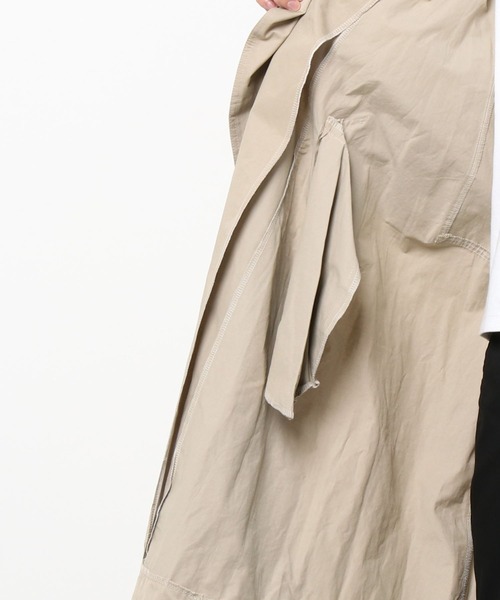 minsobi（ミンソビ）の「ビッグカラートレンチコート（トレンチコート・メンズ・ベージュ・SMALL）」の3枚目の写真