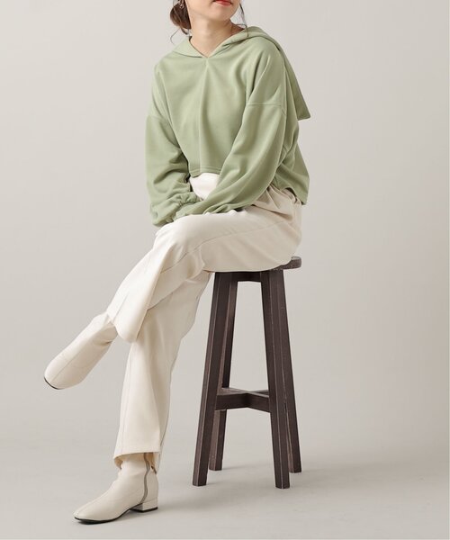 frames RAY CASSIN（フレームスレイカズン）の「TC裏毛セーラーカラープルオーバー（パーカー・レディース・チャコールグレー/ミント/キナリ・FREE）」の14枚目の写真