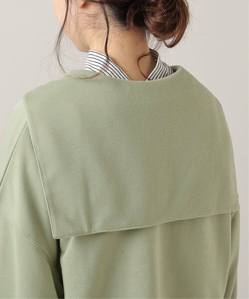 frames RAY CASSIN（フレームスレイカズン）の「TC裏毛セーラーカラープルオーバー（パーカー・レディース・チャコールグレー/ミント/キナリ・FREE）」の18枚目の写真