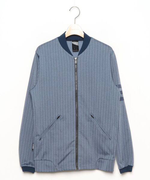 ブランド古着 ストライプ柄ジャージブルゾン ジャージ Adidas アディダス のファッション通販 Zozoused