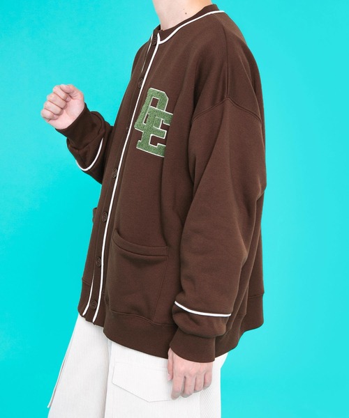 PairPair（ペアペア）の「サガラ刺繍裏起毛カーディガン(ユニセックス)（カーディガン/ボレロ・レディース・ダークブラウン/ネイビー/オートミール・FREE）」の13枚目の写真