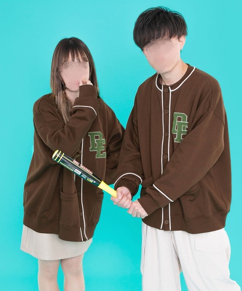 PairPair（ペアペア）の「サガラ刺繍裏起毛カーディガン(ユニセックス)（カーディガン/ボレロ・レディース・ダークブラウン/ネイビー/オートミール・FREE）」の16枚目の写真