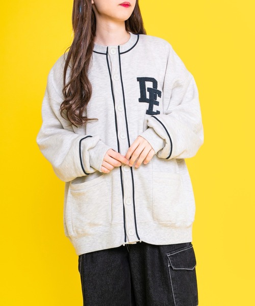 PairPair（ペアペア）の「サガラ刺繍裏起毛カーディガン(ユニセックス)（カーディガン/ボレロ・レディース・ダークブラウン/ネイビー/オートミール・FREE）」の17枚目の写真