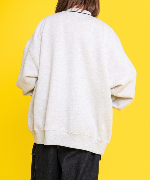 PairPair（ペアペア）の「サガラ刺繍裏起毛カーディガン(ユニセックス)（カーディガン/ボレロ・レディース・ダークブラウン/ネイビー/オートミール・FREE）」の19枚目の写真