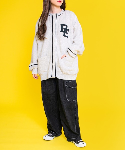 PairPair（ペアペア）の「サガラ刺繍裏起毛カーディガン(ユニセックス)（カーディガン/ボレロ・レディース・ダークブラウン/ネイビー/オートミール・FREE）」の20枚目の写真