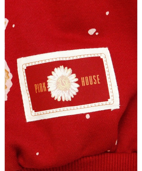 Little sunny bite（リトルサニーバイト）の「little sunny bite と pink house Carnation print sweat top（スウェット・レディース・ブラック/レッド・FREE）」の7枚目の写真