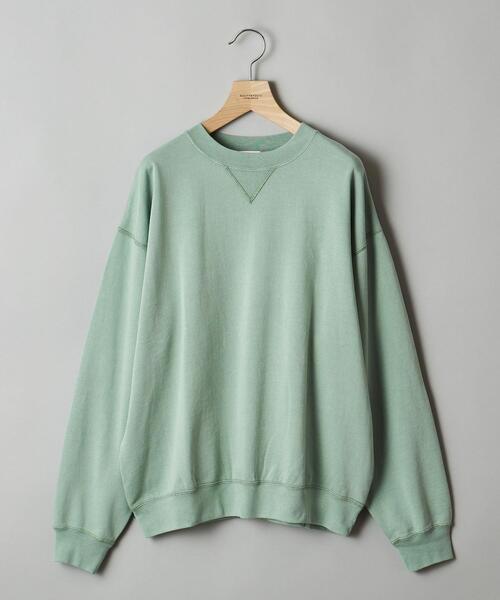 BEAUTY&YOUTH UNITED ARROWS(ビューティーアンドユースユナイテッドアローズ)の「【WEB限定】by ガーメントダイ フェード スウェット(スウェット・メンズ・ネイビー/レッド/ライム/ダークグレー・S/M/L)」の3枚目の写真