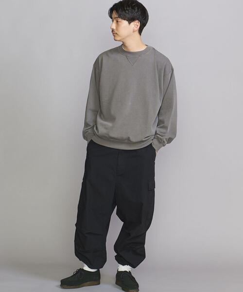 BEAUTY&YOUTH UNITED ARROWS(ビューティーアンドユースユナイテッドアローズ)の「【WEB限定】by ガーメントダイ フェード スウェット(スウェット・メンズ・ネイビー/レッド/ライム/ダークグレー・S/M/L)」の11枚目の写真