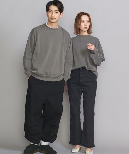 BEAUTY&YOUTH UNITED ARROWS(ビューティーアンドユースユナイテッドアローズ)の「【WEB限定】by ガーメントダイ フェード スウェット(スウェット・メンズ・ネイビー/レッド/ライム/ダークグレー・S/M/L)」の5枚目の写真