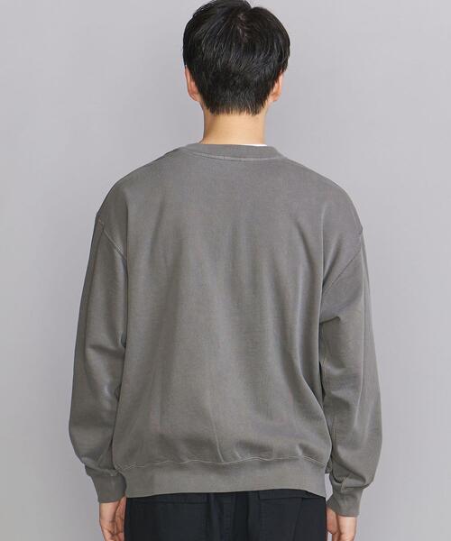 BEAUTY&YOUTH UNITED ARROWS(ビューティーアンドユースユナイテッドアローズ)の「【WEB限定】by ガーメントダイ フェード スウェット(スウェット・メンズ・ネイビー/レッド/ライム/ダークグレー・S/M/L)」の12枚目の写真