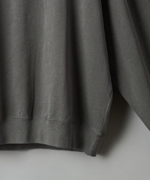 BEAUTY&YOUTH UNITED ARROWS(ビューティーアンドユースユナイテッドアローズ)の「【WEB限定】by ガーメントダイ フェード スウェット(スウェット・メンズ・ネイビー/レッド/ライム/ダークグレー・S/M/L)」の6枚目の写真