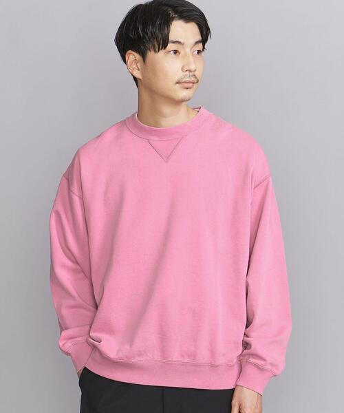 BEAUTY&YOUTH UNITED ARROWS(ビューティーアンドユースユナイテッドアローズ)の「【WEB限定】by ガーメントダイ フェード スウェット(スウェット・メンズ・ネイビー/レッド/ライム/ダークグレー・S/M/L)」の13枚目の写真